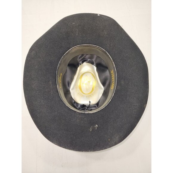 Outback Trading Co. Broken Hill Collection Mens Wool Cowboy Hat Black Size 6 7/8 - Picture 6 of 10